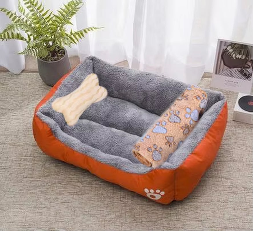 Winter Warm Large Dog Sofa Bed Dog Kneel Cat Mats House Cushion Pet Dog Bed Dog House Soft Nest Dog Baskets Bed for Cat Puppy
