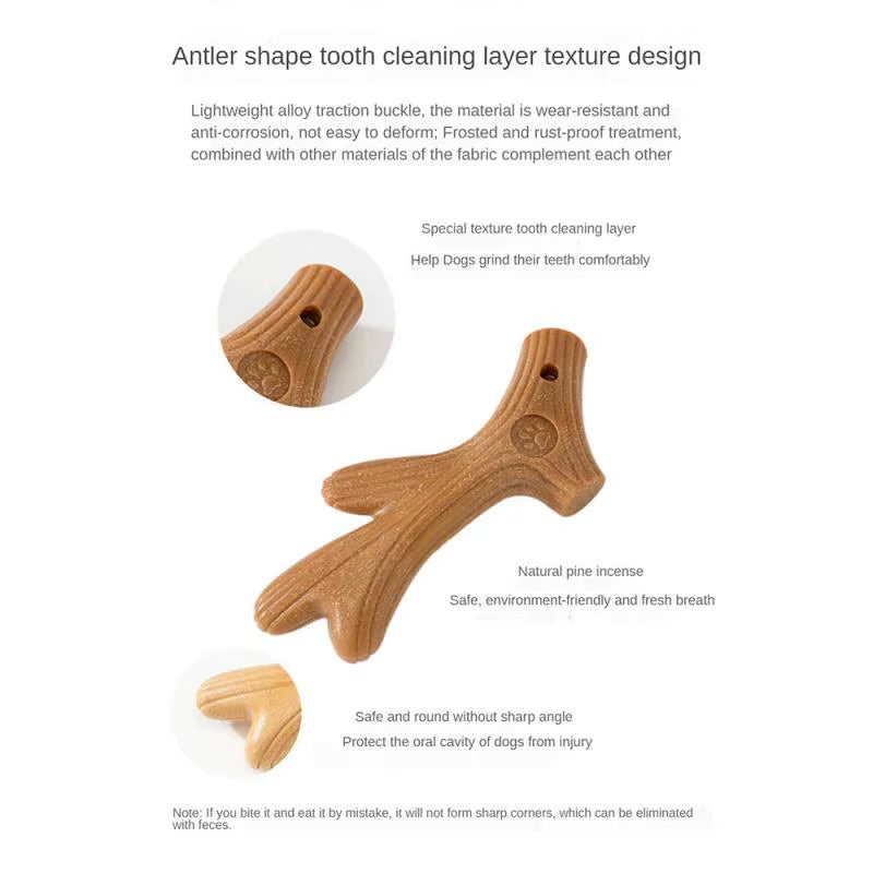 Dogs Chew Toys Aggressive Chewers Large Breed Chew Stick Indestructible Tough Durable Dog Toys Wooden Deer Antlers Chew Toys