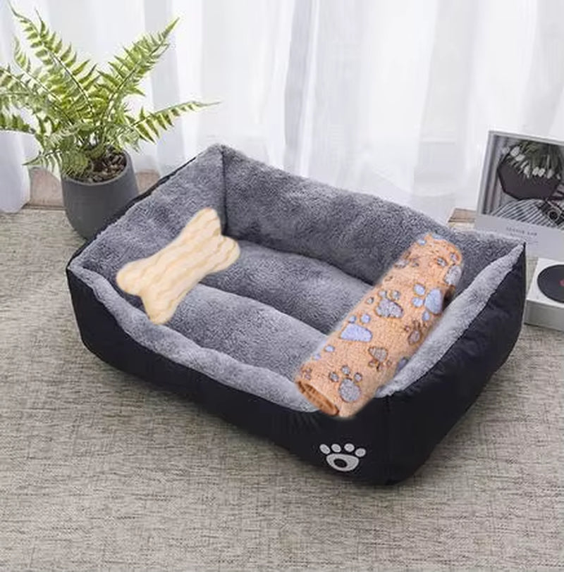 Winter Warm Large Dog Sofa Bed Dog Kneel Cat Mats House Cushion Pet Dog Bed Dog House Soft Nest Dog Baskets Bed for Cat Puppy